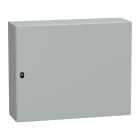 SCHNEIDER ELECTRIC - Cassetta in acciaio montata a parete, PanelSeT S3D, porta piena e piastra di montaggio 800x1000x300 mm, IP66, IK10
