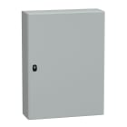 SCHNEIDER ELECTRIC - Cassetta in acciaio montata a parete, PanelSeT S3D, porta piena, con piastra di montaggio, 800x600x200mm, IP66, IK10