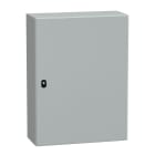 SCHNEIDER ELECTRIC - Cassetta in acciaio montata a parete, PanelSeT S3D, porta piena, senza piastra di montaggio, 800x600x250mm, IP66, IK10