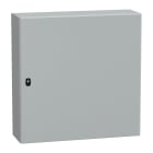 SCHNEIDER ELECTRIC - Cassetta in acciaio montata a parete, PanelSeT S3D, porta piena, con piastra di montaggio, 800x800x250mm, IP66, IK10