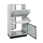 SCHNEIDER ELECTRIC - Pulpito con alzata H1400xL1000xP1045 RAL7035