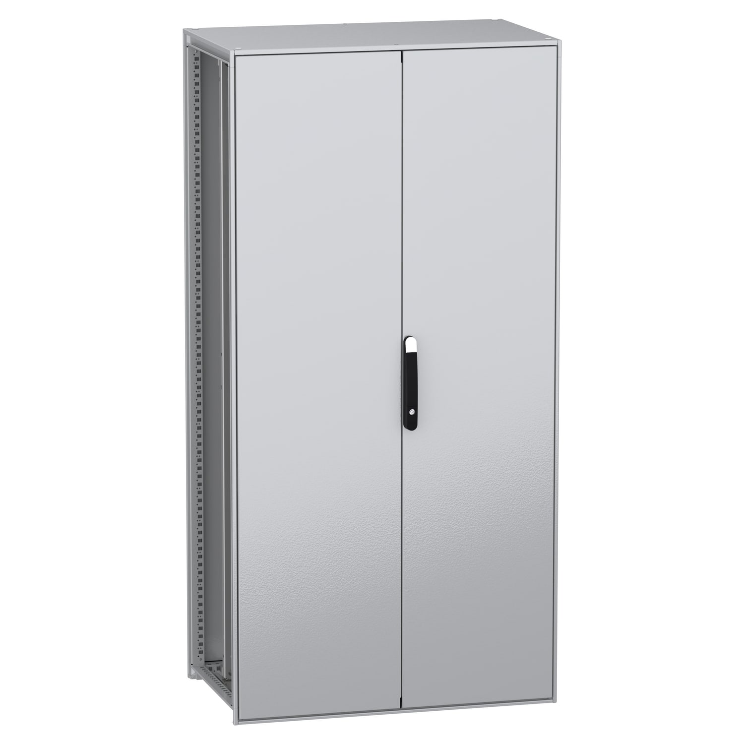 SCHNEIDER ELECTRIC - Armadio modulare a pavimento, PanelSeT SFN, acciaio decarbonizzato, piastra, 2000x1000x600 mm, 2 porte, IP55