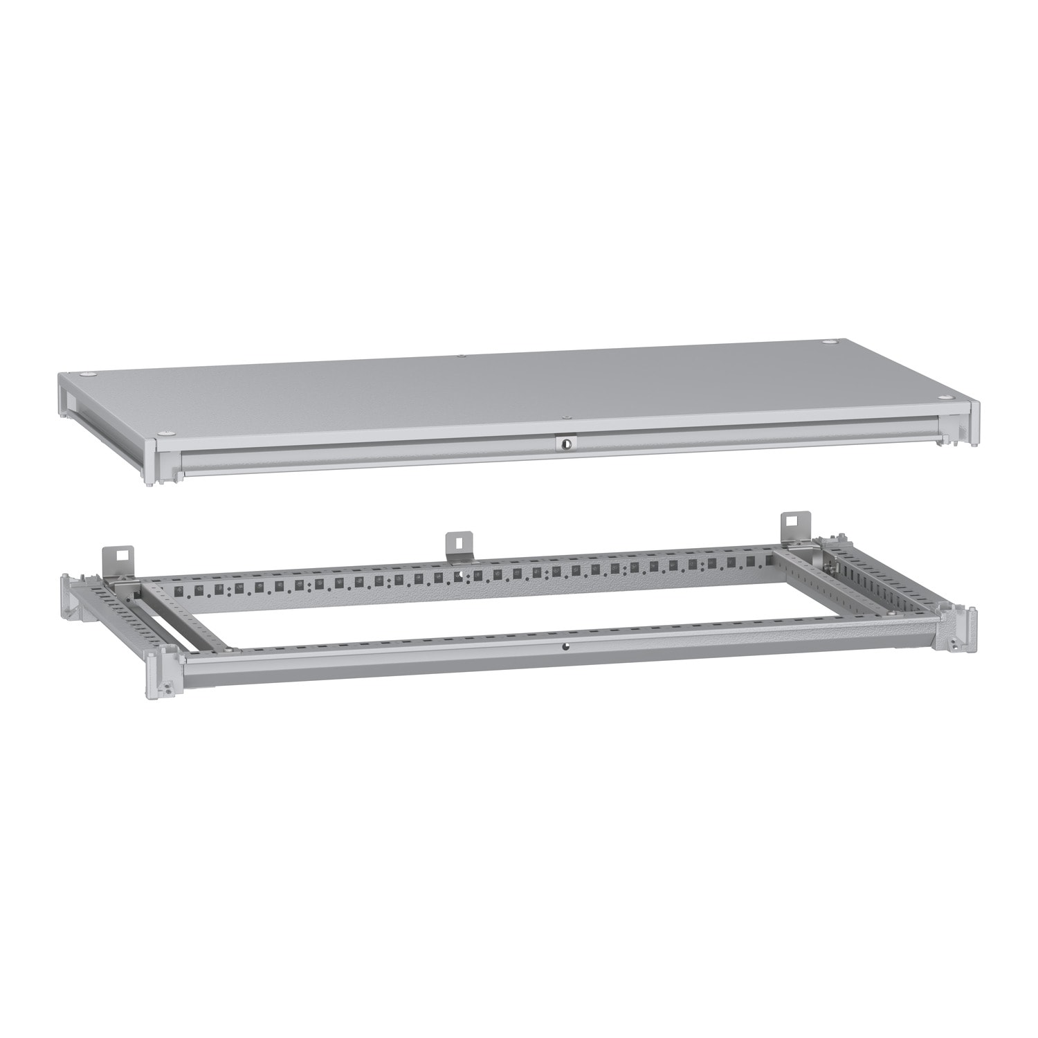 SCHNEIDER ELECTRIC - Telaio inferiore e superiore, PanelSeT SFN, per armadio elettrico L1000 P500mm, tetto incluso