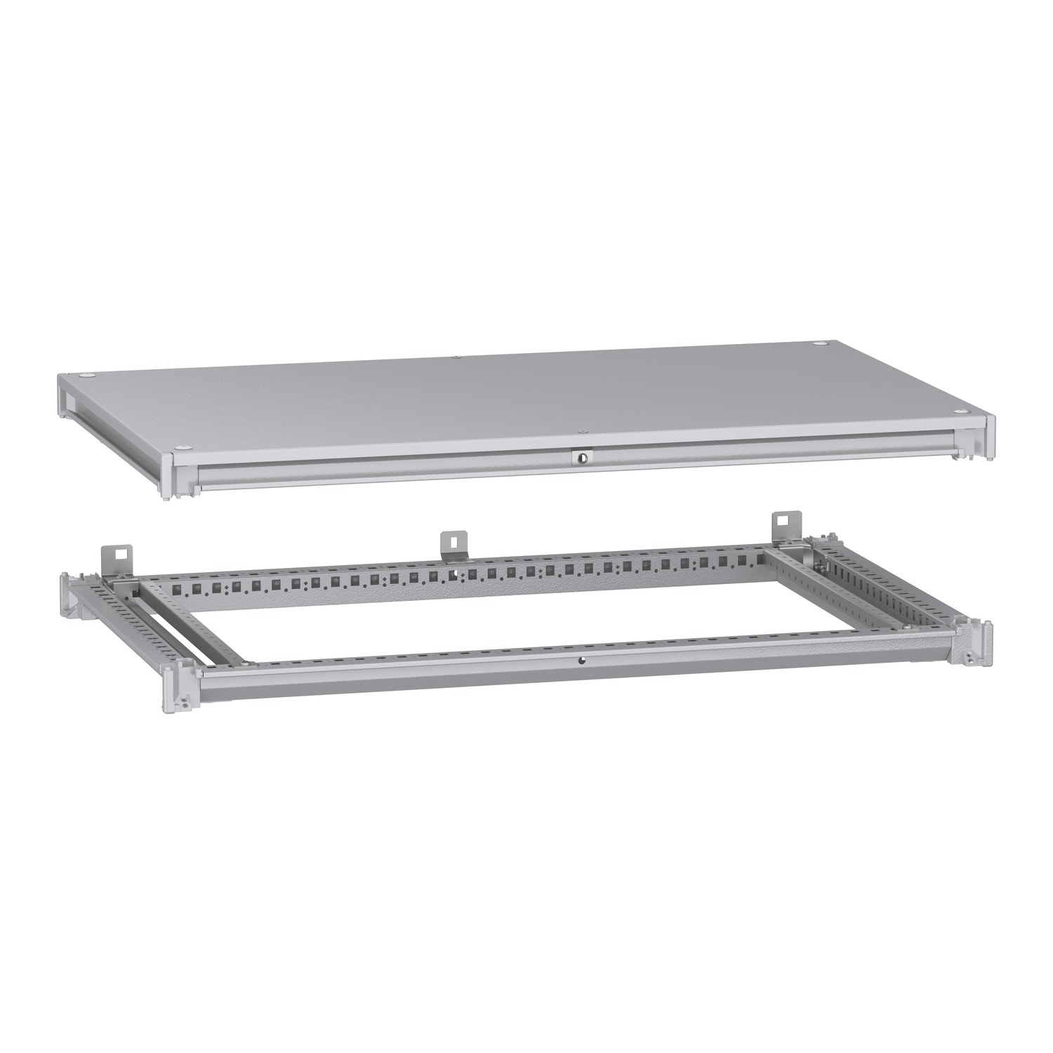 SCHNEIDER ELECTRIC - Telaio inferiore e superiore, PanelSeT SFN, per armadio elettrico L1000 P600mm, tetto incluso