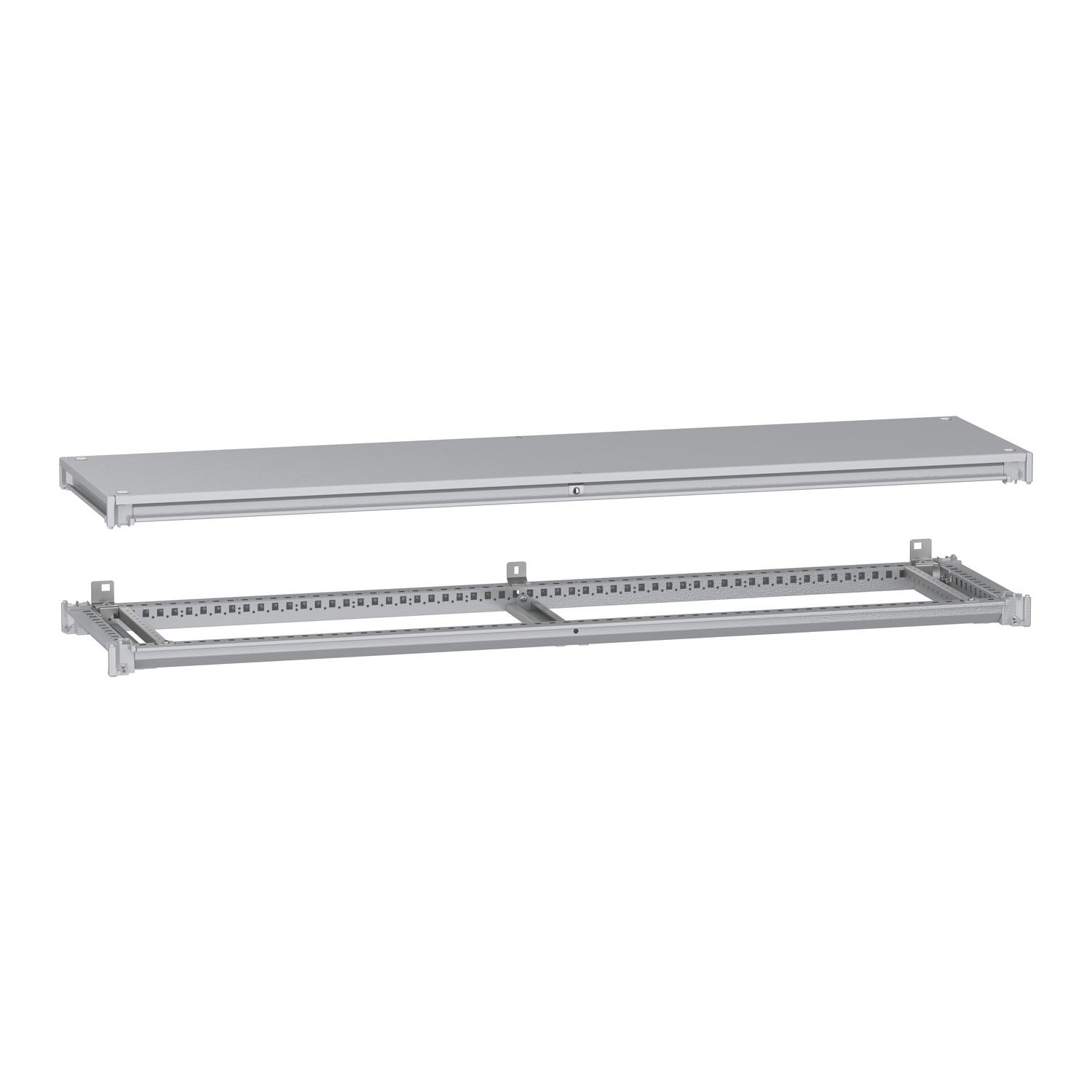 SCHNEIDER ELECTRIC - Telaio inferiore e superiore, PanelSeT SFN, per armadio elettrico L1600 P400mm, tetto incluso