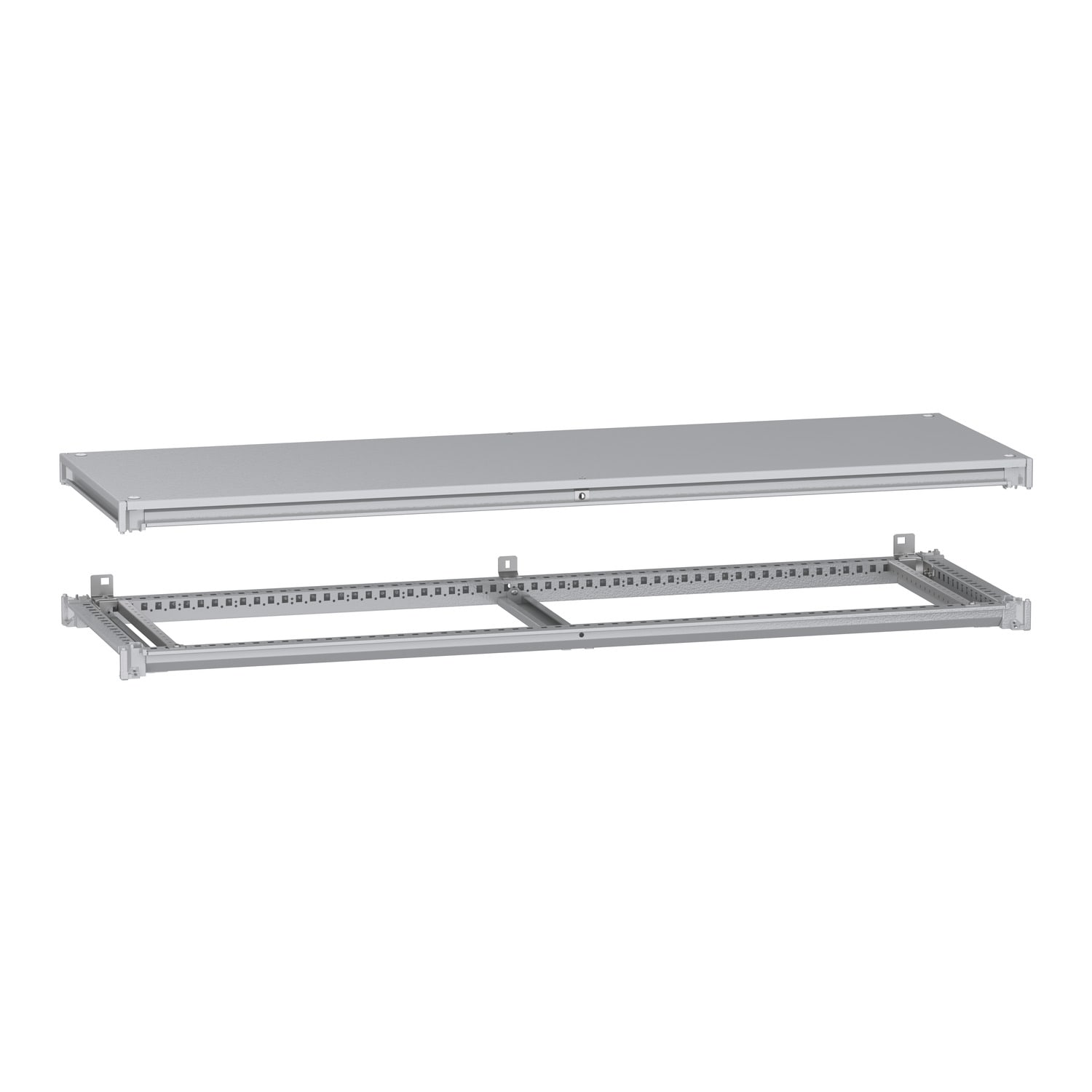 SCHNEIDER ELECTRIC - Telaio inferiore e superiore, PanelSeT SFN, per armadio elettrico L1600 P500mm, tetto incluso