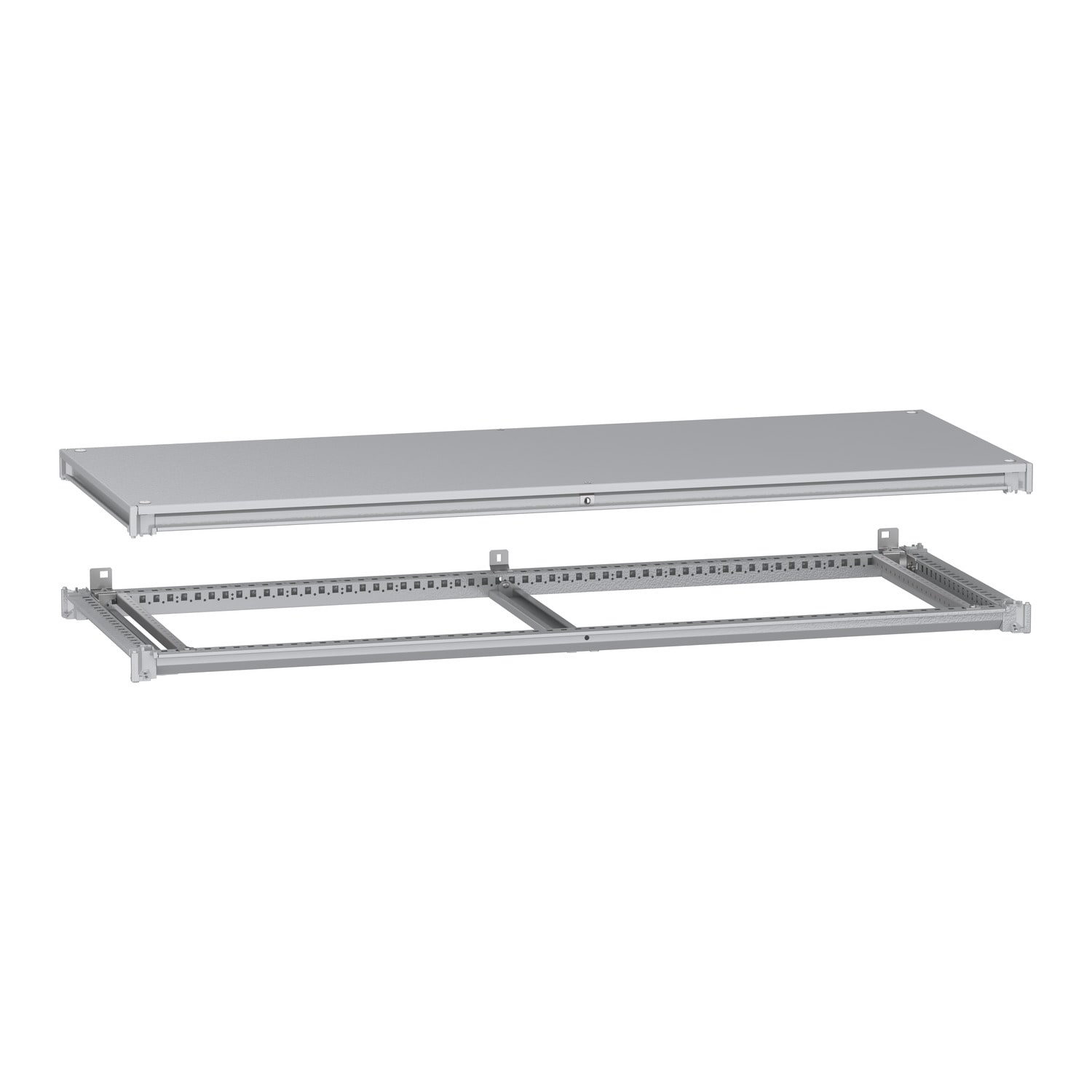 SCHNEIDER ELECTRIC - Telaio inferiore e superiore, PanelSeT SFN, per armadio elettrico L1600 P600mm, tetto incluso