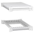 SCHNEIDER ELECTRIC - Telaio inferiore e superiore, Prismaset HD, per armadio elettrico L 300 P 500 mm, tetto incluso, RAL 9003