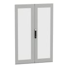 SCHNEIDER ELECTRIC - Porta trasparente doppia, PanelSeT SFN, PanelSeT SM, per armadio elettrico H1800 W1200mm