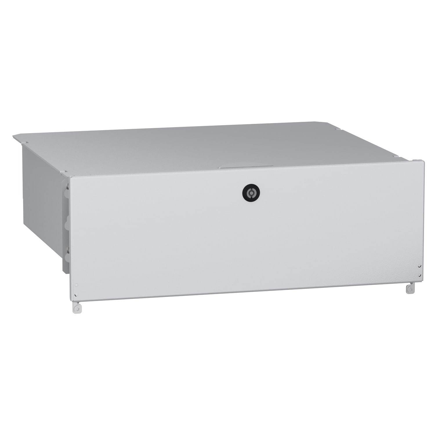 SCHNEIDER ELECTRIC - Cassetto per tastiera e mouse per armadi elettrici PC W600mm PanelSeT SFN, RAL7035