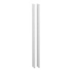 SCHNEIDER ELECTRIC - Montanti verticali, Prismaset HD, per armadio elettrico H 2000 mm, RAL9003, set di 4