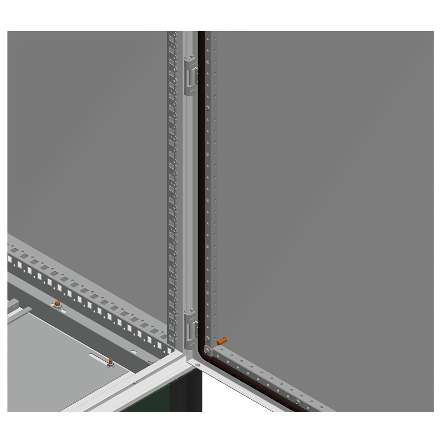 SCHNEIDER ELECTRIC - 2 Profilati verticali 1200 mm - PanelSeT SM