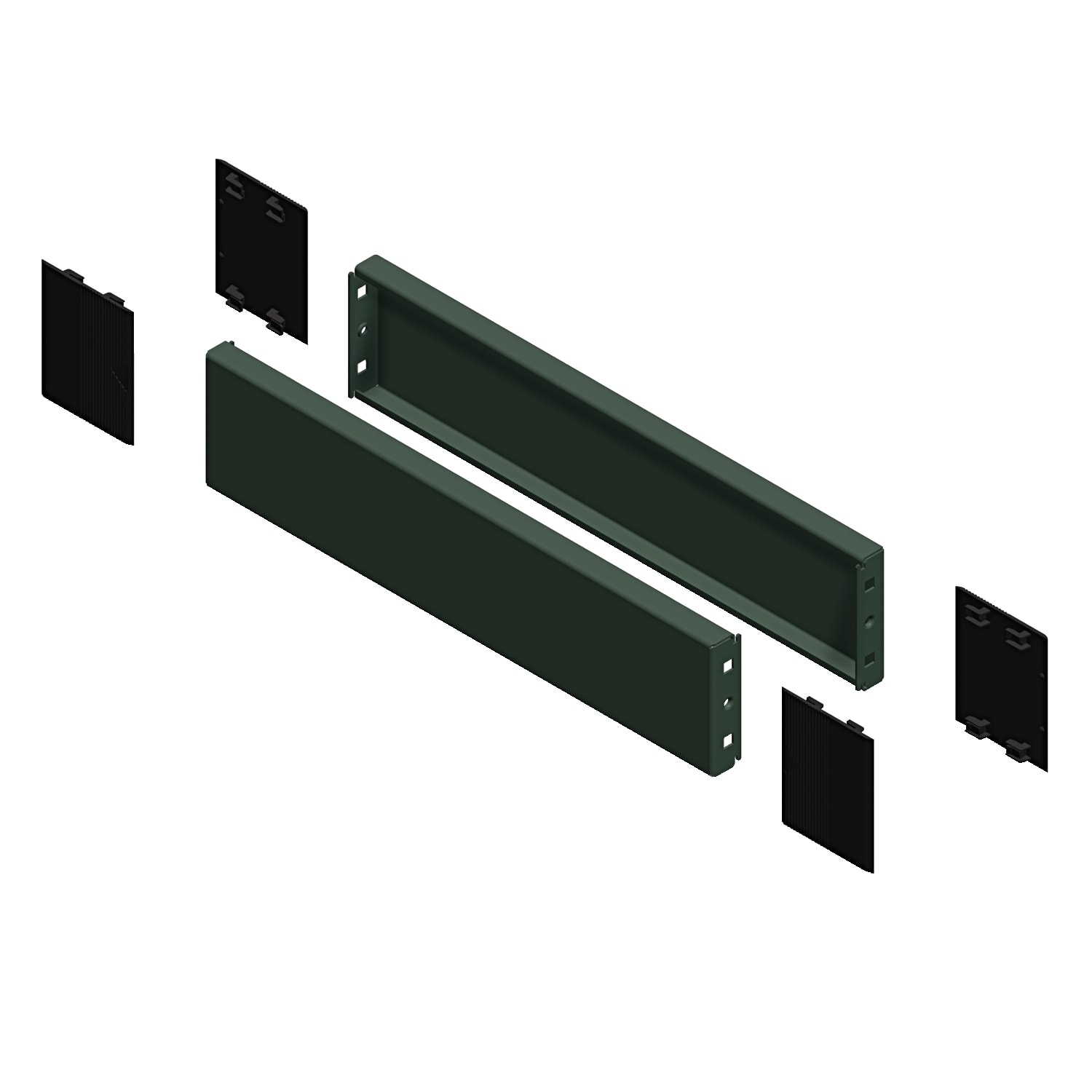 SCHNEIDER ELECTRIC - 2 pannelli laterali zoccolo 1200x100