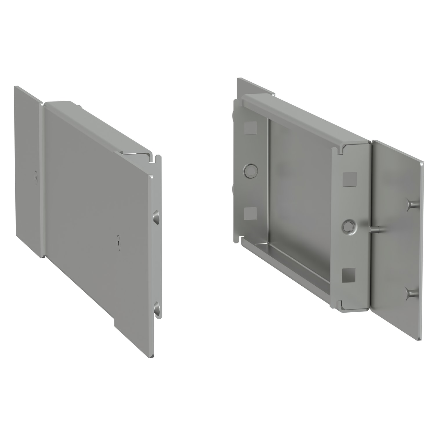 SCHNEIDER ELECTRIC - Pannello laterale zoccolo inox P400xH100 316L