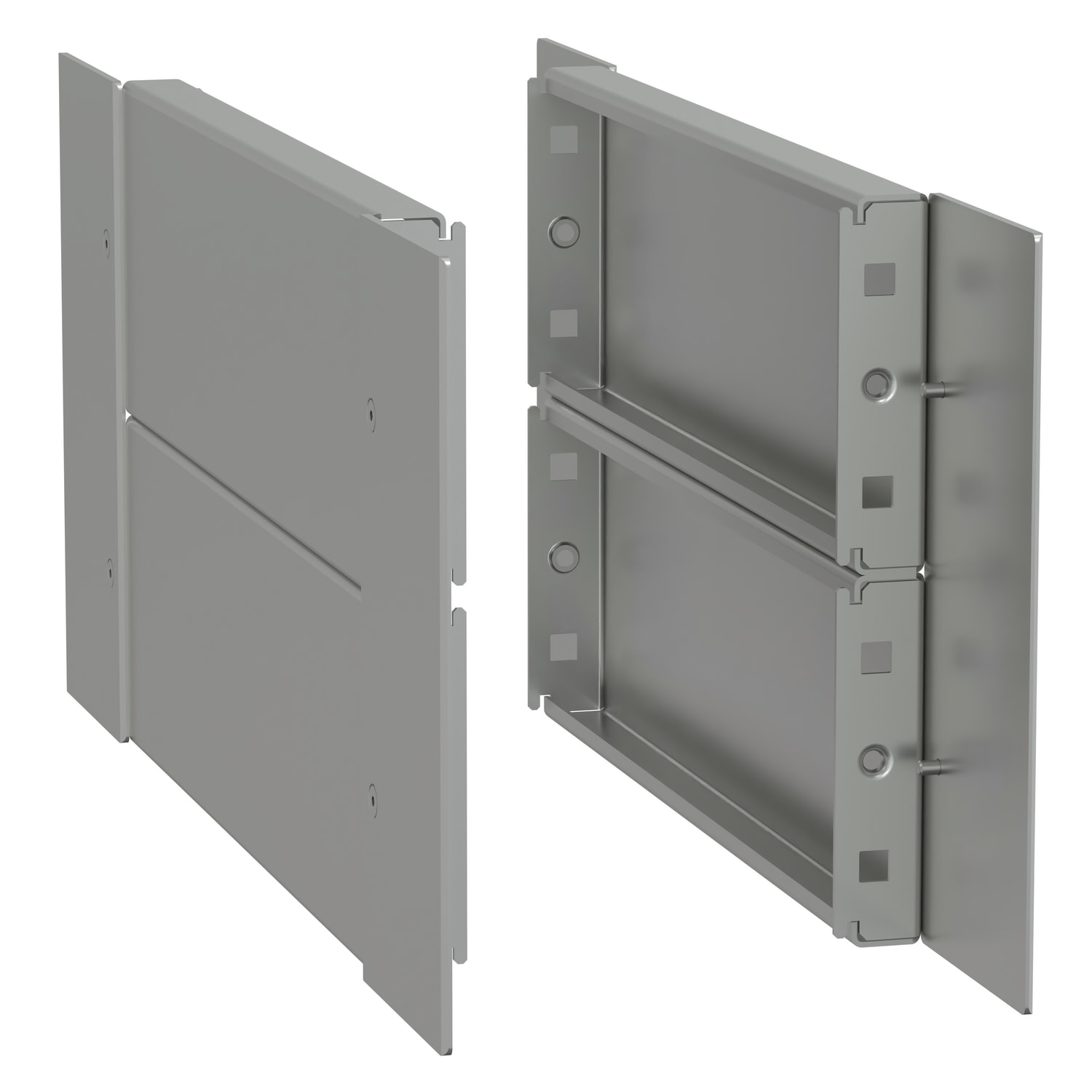 SCHNEIDER ELECTRIC - Pannello laterale zoccolo inox P500xH200 304L