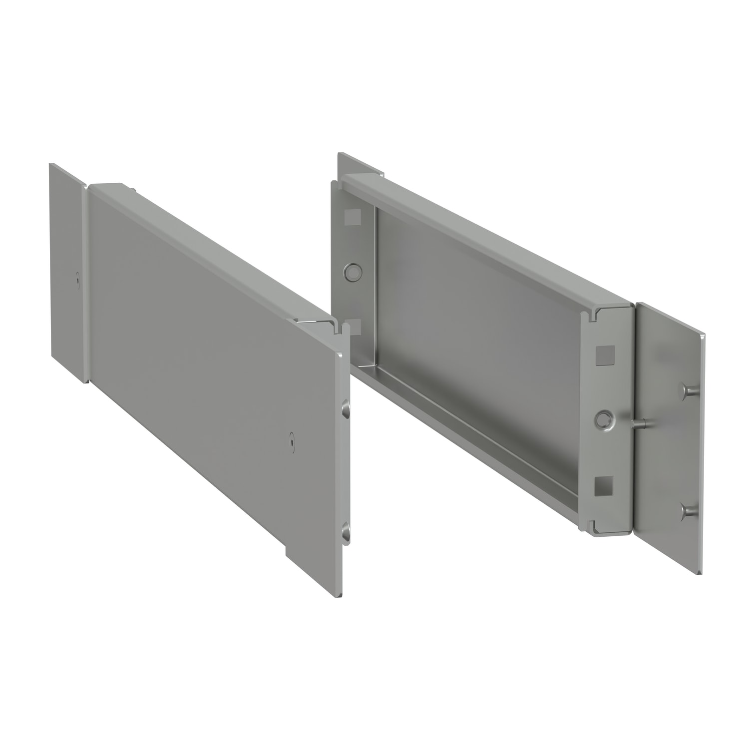 SCHNEIDER ELECTRIC - Pannello laterale zoccolo inox P600xH100 316L