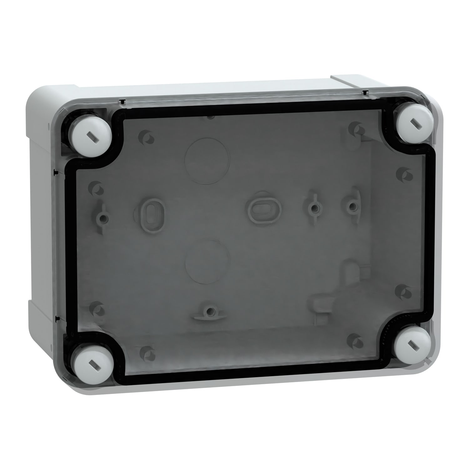SCHNEIDER ELECTRIC - Contenitore in policarbonato PanelSeT TBP, UL, IP66, IK08, RAL 7035, A164xL121xP87 con coperchio trasparente H20