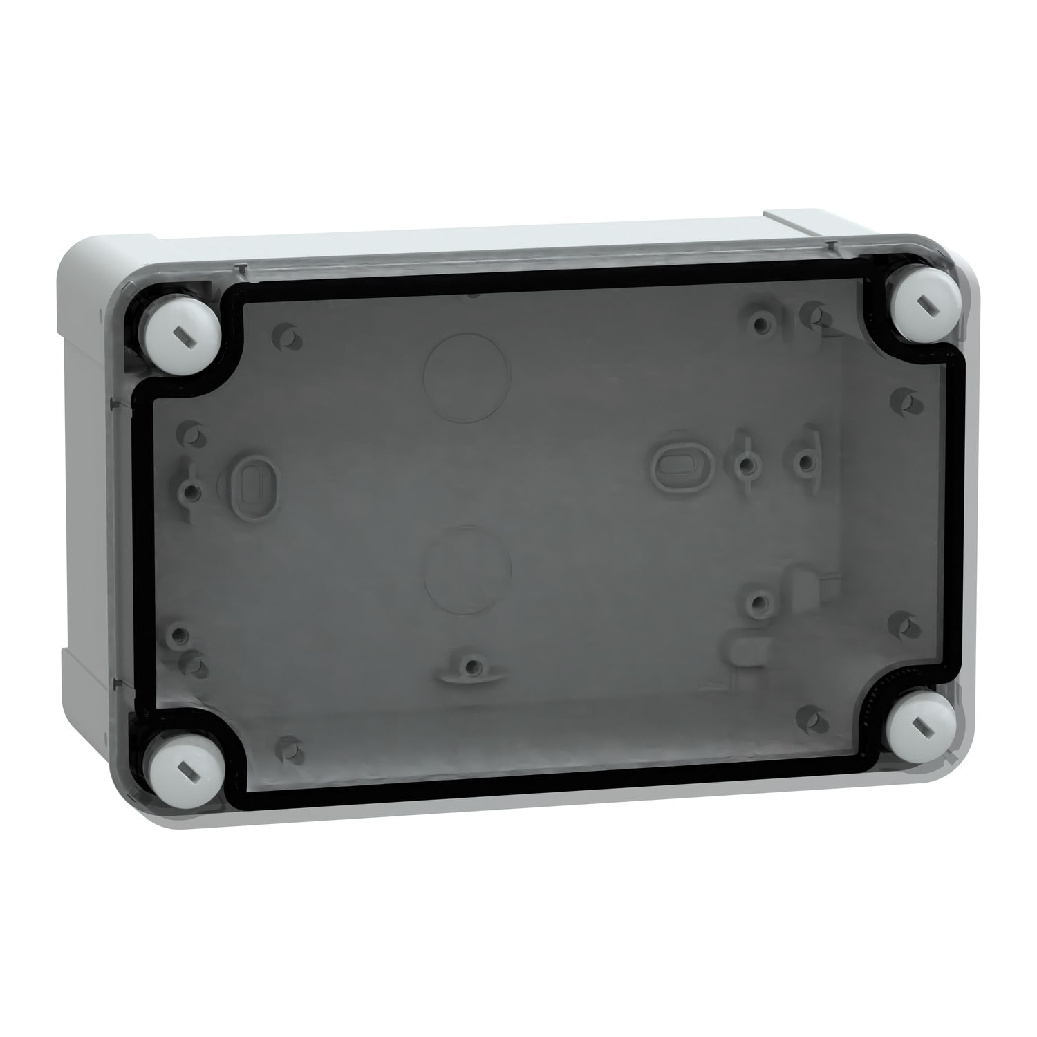 SCHNEIDER ELECTRIC - Contenitore in policarbonato PanelSeT TBP, UL, IP66, IK08, RAL 7035, A192xL121xP87con coperchio trasparente H20