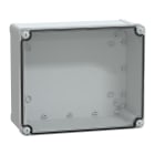 SCHNEIDER ELECTRIC - Contenitore in policarbonato PanelSeT TBP, UL, IP66, IK08, RAL 7035, A291xL241xP128 con coperchio trasparente H60
