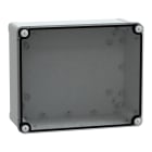 SCHNEIDER ELECTRIC - Contenitore in policarbonato PanelSeT TBP, UL, IP66, IK08, RAL 7035, A291xL241xP128 con coperchio trasparente H20