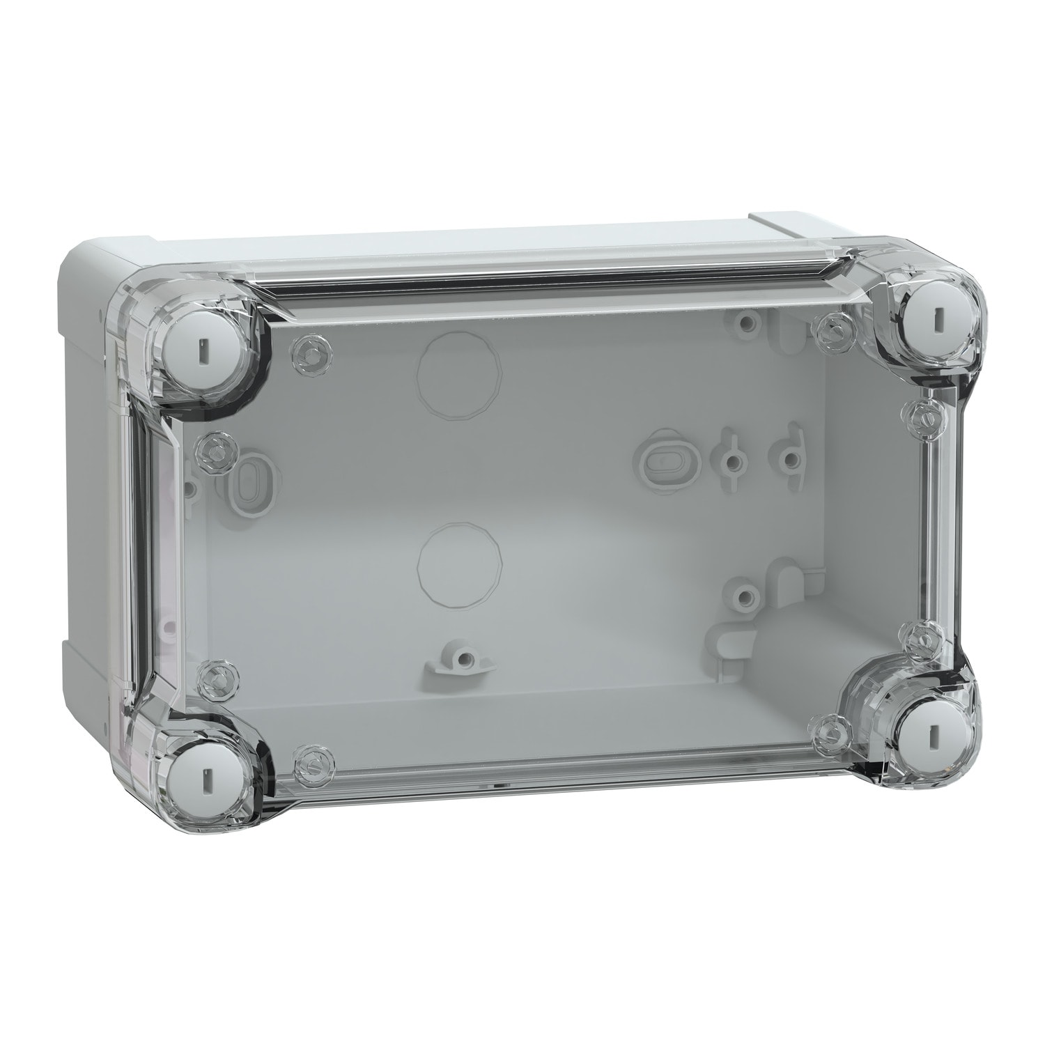 SCHNEIDER ELECTRIC - PanelSeT TBS ABS, Enclosures, 192x121x105 Coperio Trasparente H40