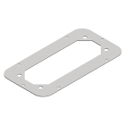 SCHNEIDER ELECTRIC - Piastra passacavi per membrana 245X130 - PanelSeT S3D