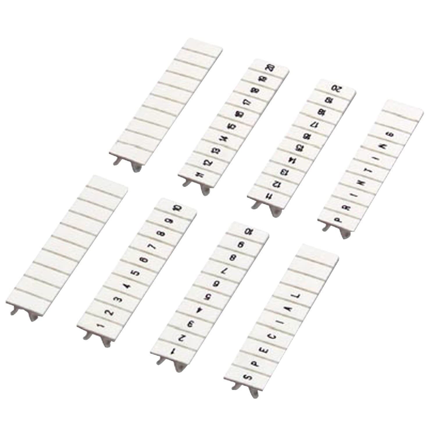 SCHNEIDER ELECTRIC - Elemento di siglatura, 5 mm 10 caratteri 91 - 100 - [prezzo per 100 pz]