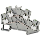 SCHNEIDER ELECTRIC - Morsetto Push-in 2piani 4pt 2,5mm² grigio