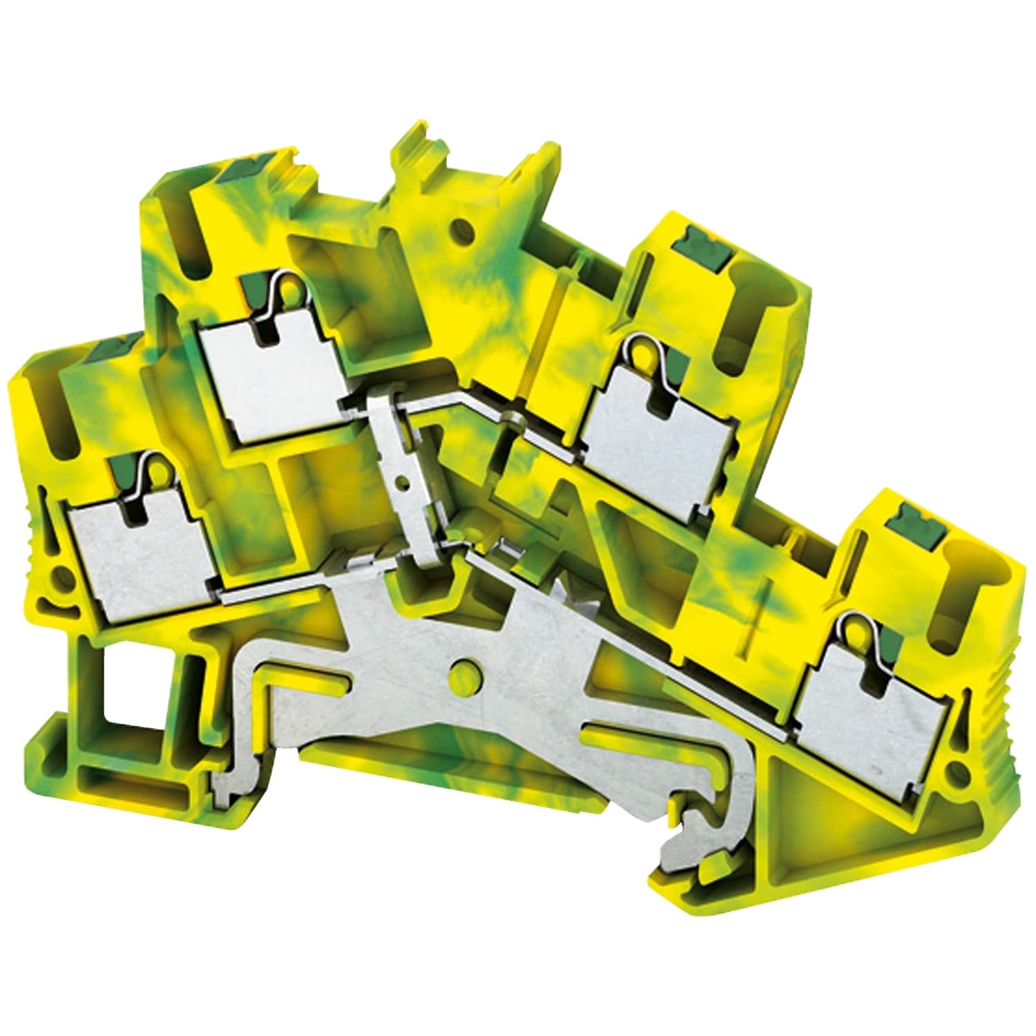 SCHNEIDER ELECTRIC - Morsetto Push-in 2piani terra 4pt 2,5mm