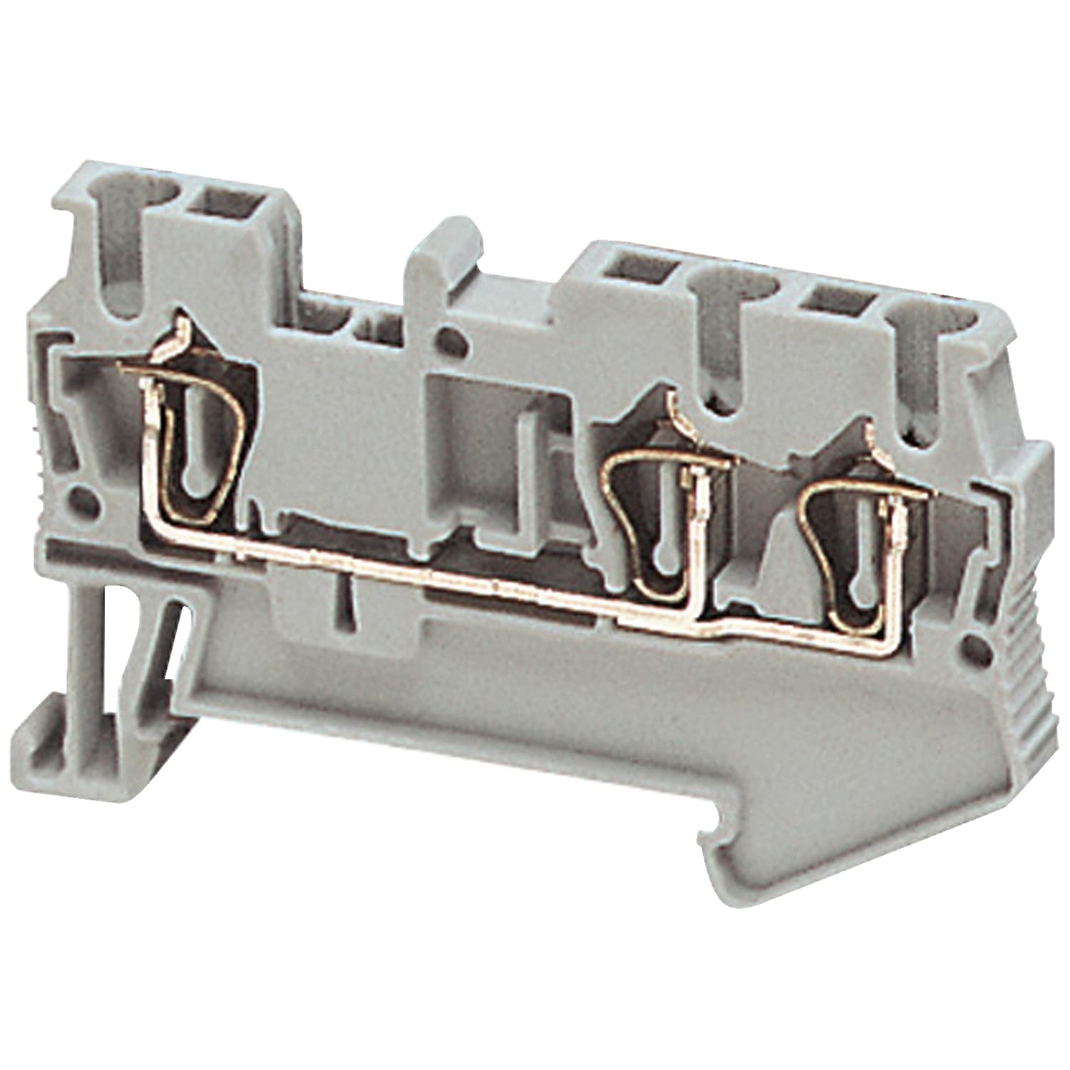 SCHNEIDER ELECTRIC - Morsetto molla, 3pt, 2,5mm² grigio - [prezzo per 100 pz]
