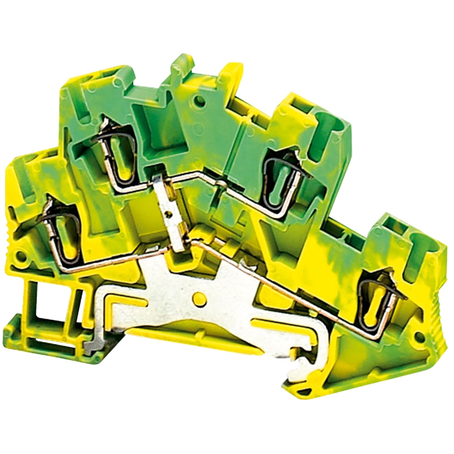 SCHNEIDER ELECTRIC - Morsetto molla 2 piani, terra, 2,5mm²