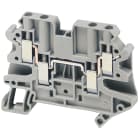 SCHNEIDER ELECTRIC - Morsetto vite, 4pt, 4 mm² grigio