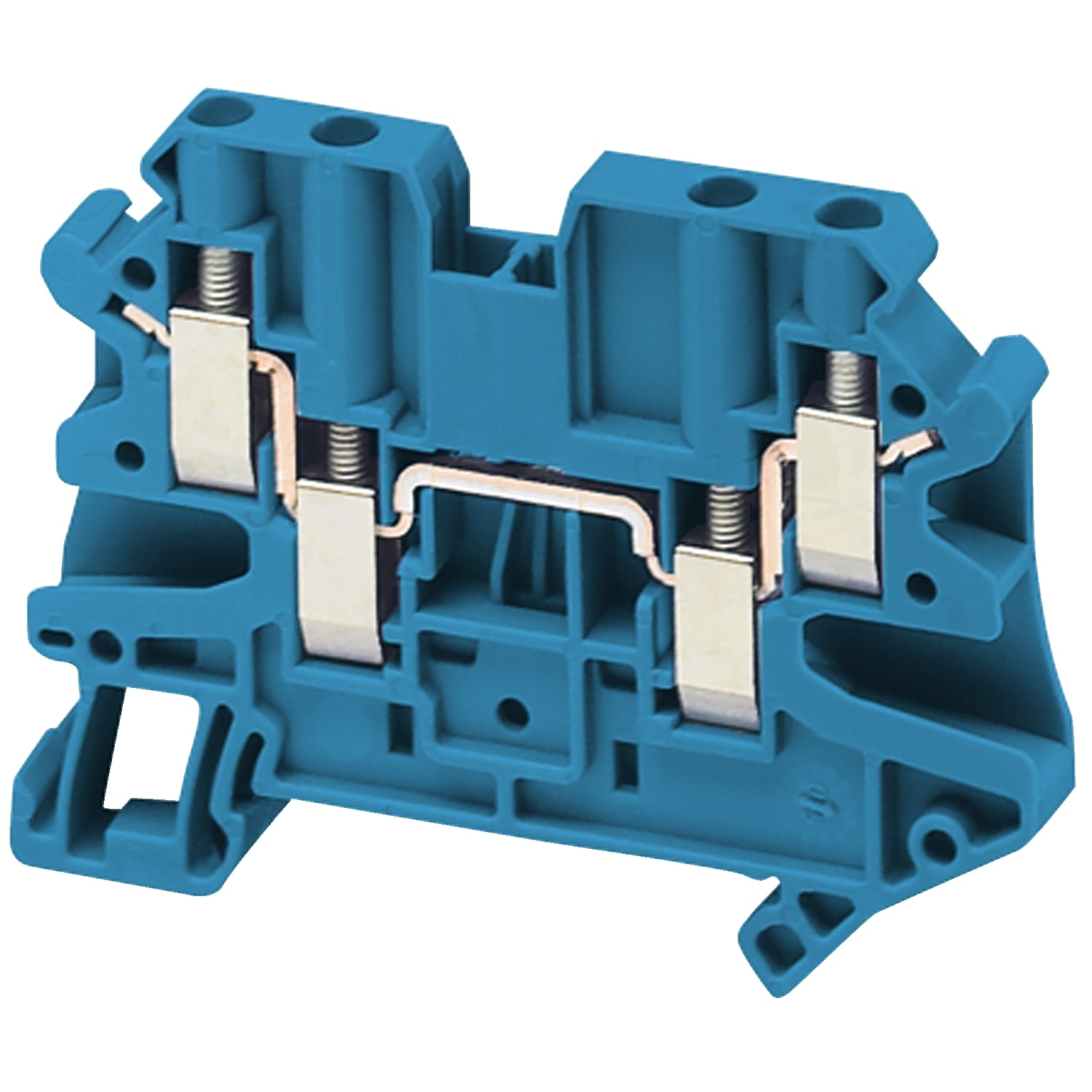 SCHNEIDER ELECTRIC - Morsetto vite, 4pt, 4mm² blu