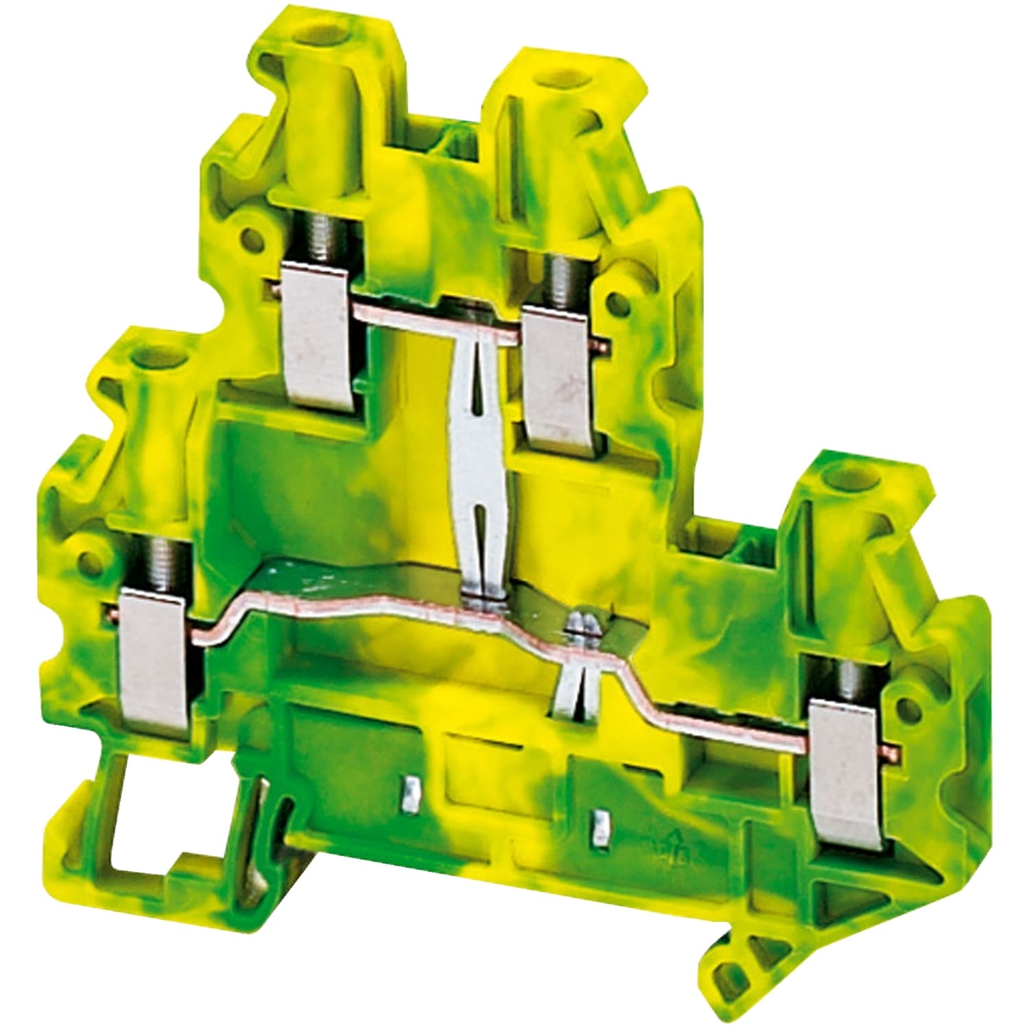 SCHNEIDER ELECTRIC - Morsetto vite, 2 piani terra, 4pt, 4 mm²