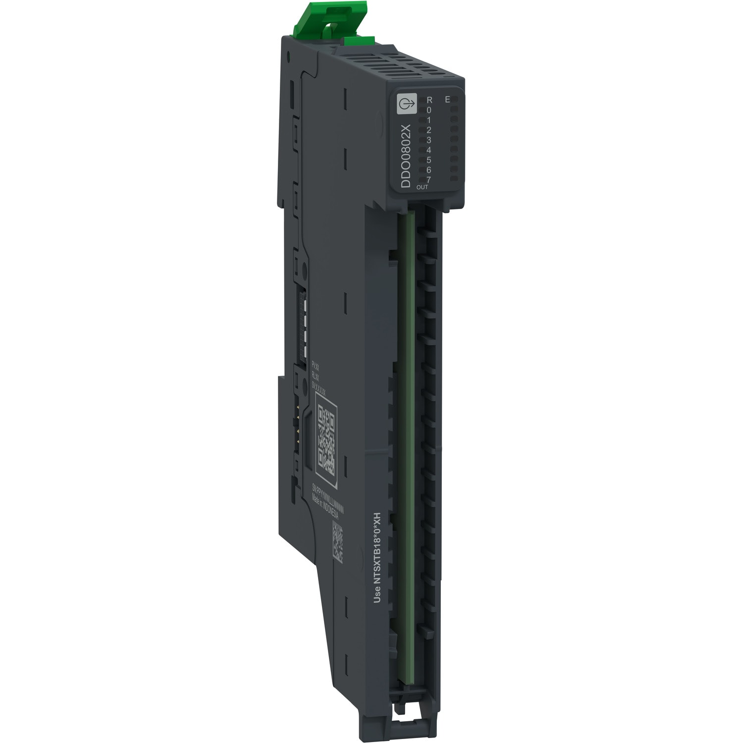 SCHNEIDER ELECTRIC - Modulo uscite digitali + base, 8 uscite, 24 V CC, 500 mA, source, protetto, 1/2 fili, Modicon Edge I/O NTS