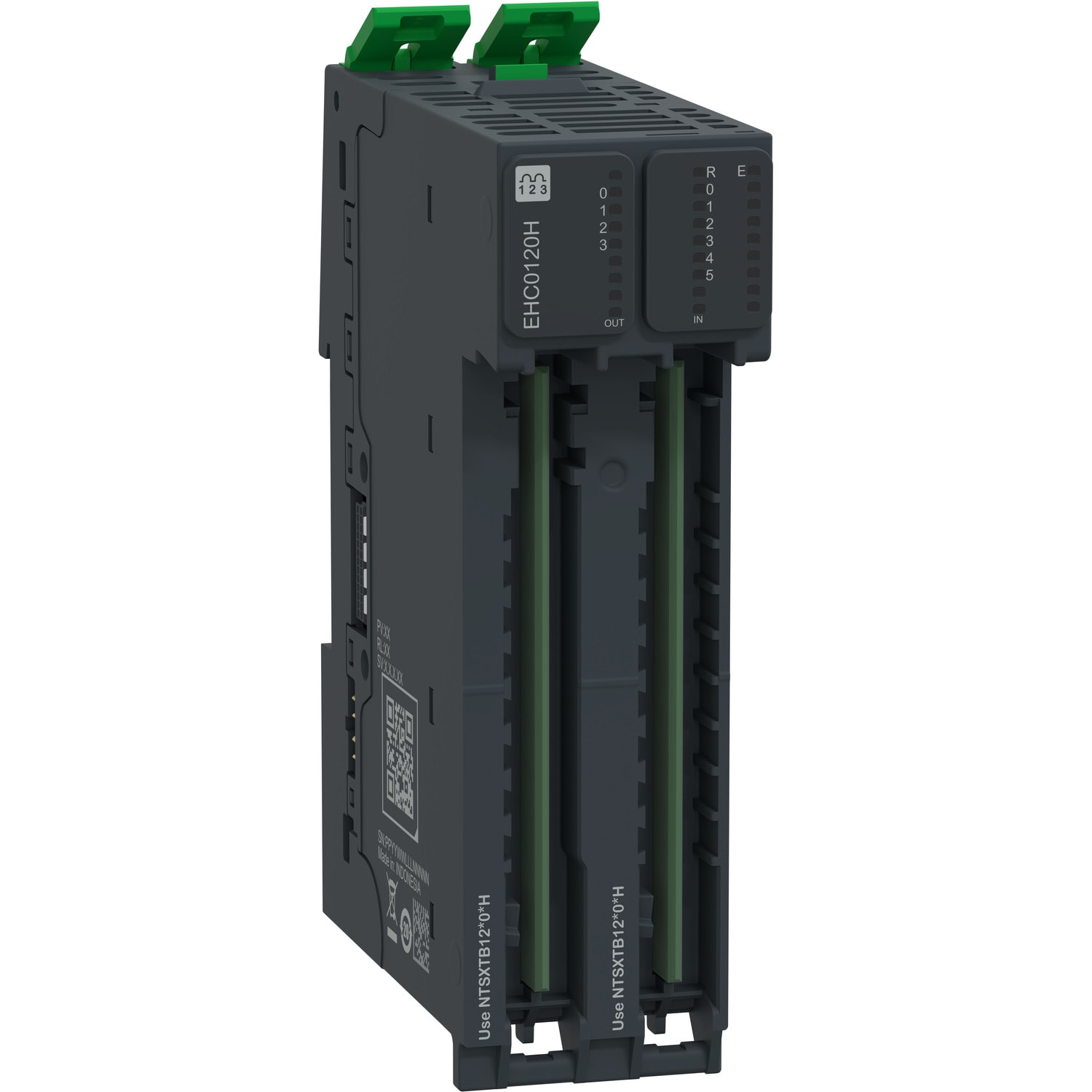 SCHNEIDER ELECTRIC - Modulo contatore ad alta velocità + base, 1 ingresso incrementale, 24 V CC, 250 kHz, 2 in, 4 out, hardened, I/O fronte Modicon NTS
