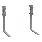SCHNEIDER ELECTRIC - Accessorio, 2 bracci laterali + 2 fermi terminali per guida DIN, richiede un tirante metallico NTSXSP1xxx + morsetti NTSXSP30xx0, Modicon Edge I/O NTS
