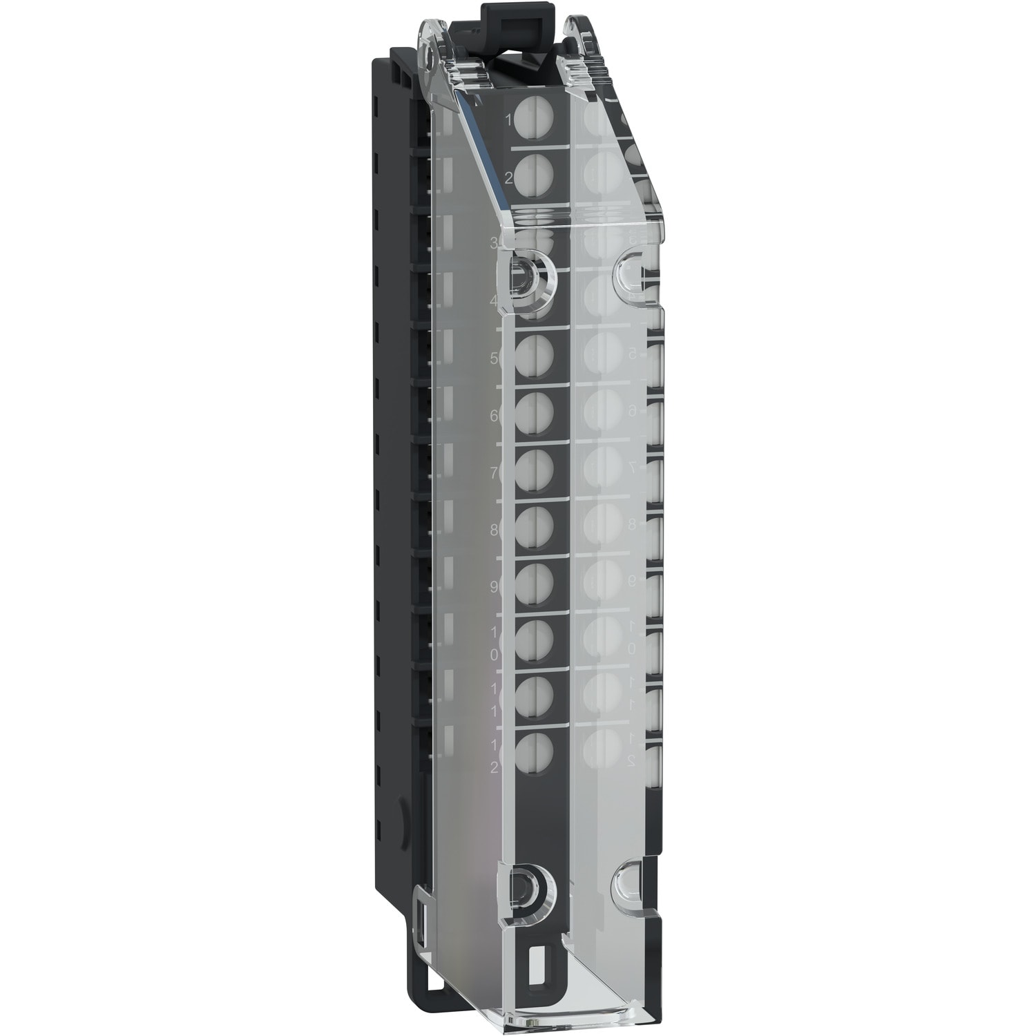 SCHNEIDER ELECTRIC - Morsettiera a vite, 12 punti, passo 5 mm, con copertura, da utilizzare su modulo a bassa altezza, temprata, Modicon Edge I/O NTS