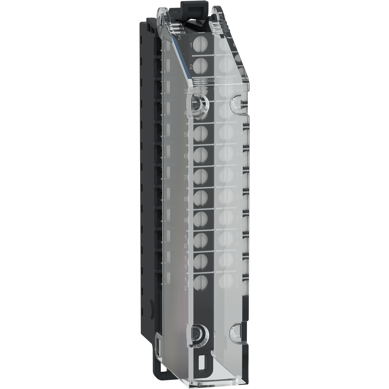 SCHNEIDER ELECTRIC - Morsettiera a vite, 12 punti, passo 5 mm, con copertura, CA, uso su modulo corto, temprata, Modicon Edge I/O NTS