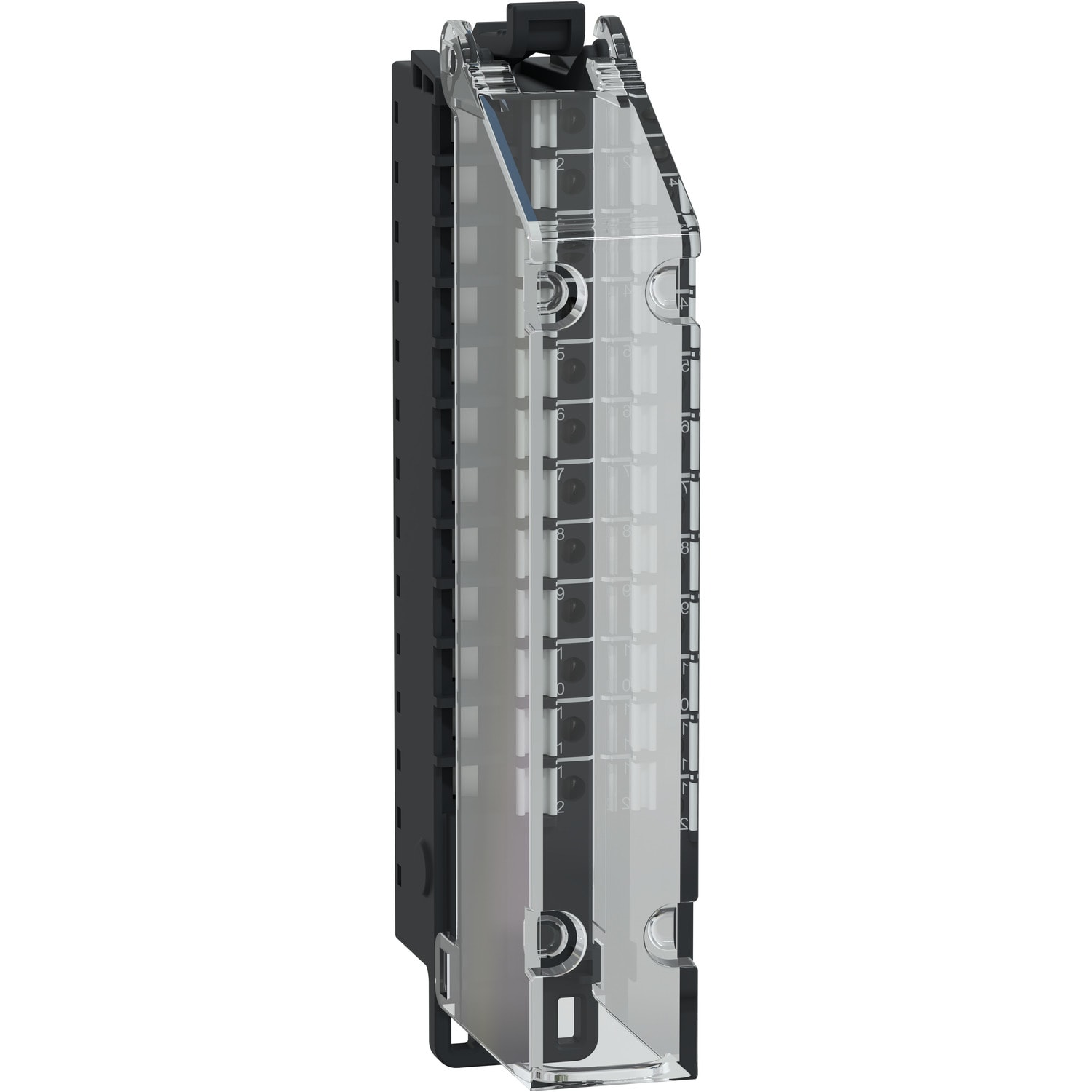 SCHNEIDER ELECTRIC - Morsettiera a molla, 12 punti, passo 5 mm, con copertura, uso su modulo a bassa altezza, temprata, Modicon Edge I/O NTS