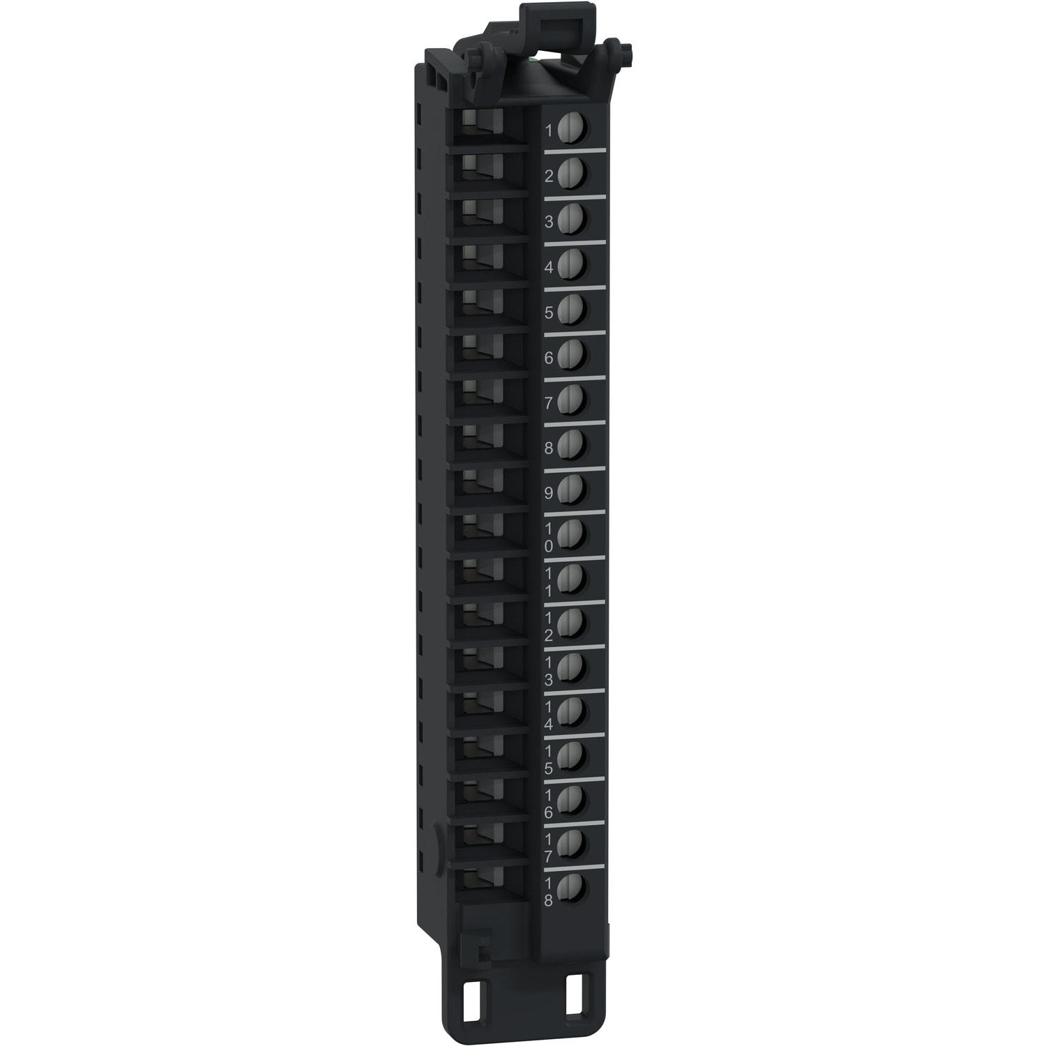 SCHNEIDER ELECTRIC - Morsettiera a vite, 18 punti, passo 3,81 mm, senza copertura, da utilizzare su modulo corto, temprata, Modicon Edge I/O NTS