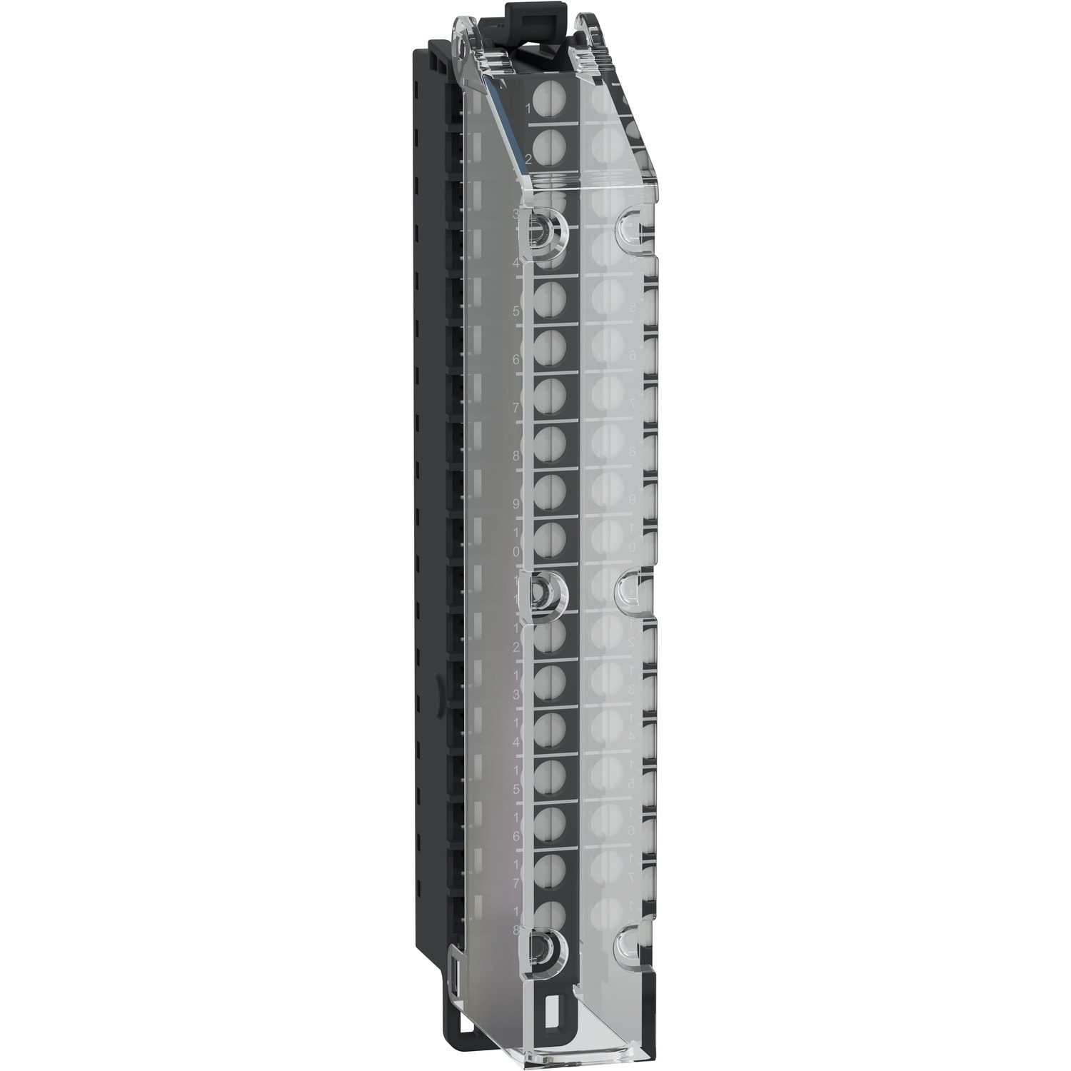 SCHNEIDER ELECTRIC - Morsettiera a vite, 18 punti, passo 5 mm, con copertura, da utilizzare sul modulo ad alta altezza (X), temprata, Modicon Edge I/O NTS