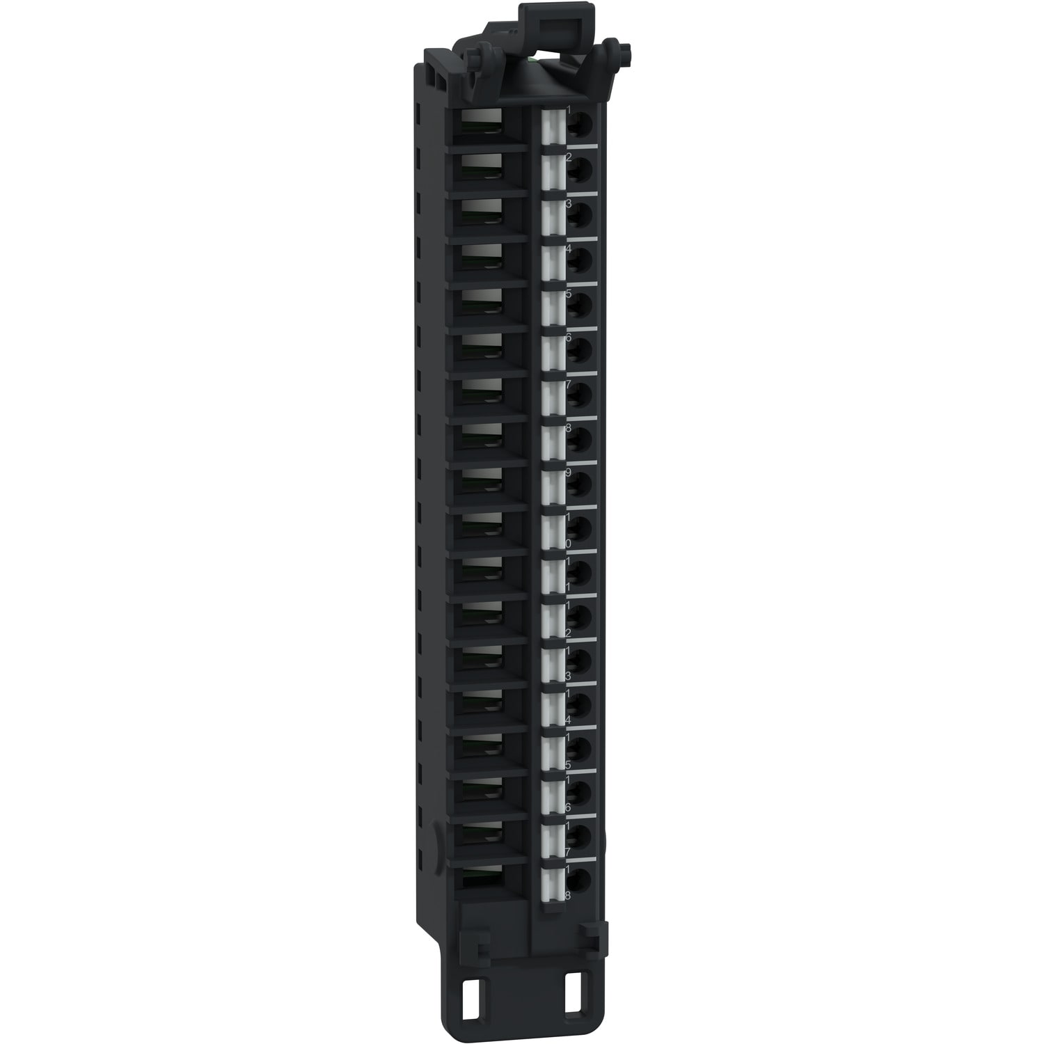 SCHNEIDER ELECTRIC - Morsettiera a molla, 18 punti, passo 3,81 mm, senza copertura, uso su modulo corto, temprata, Modicon Edge I/O NTS
