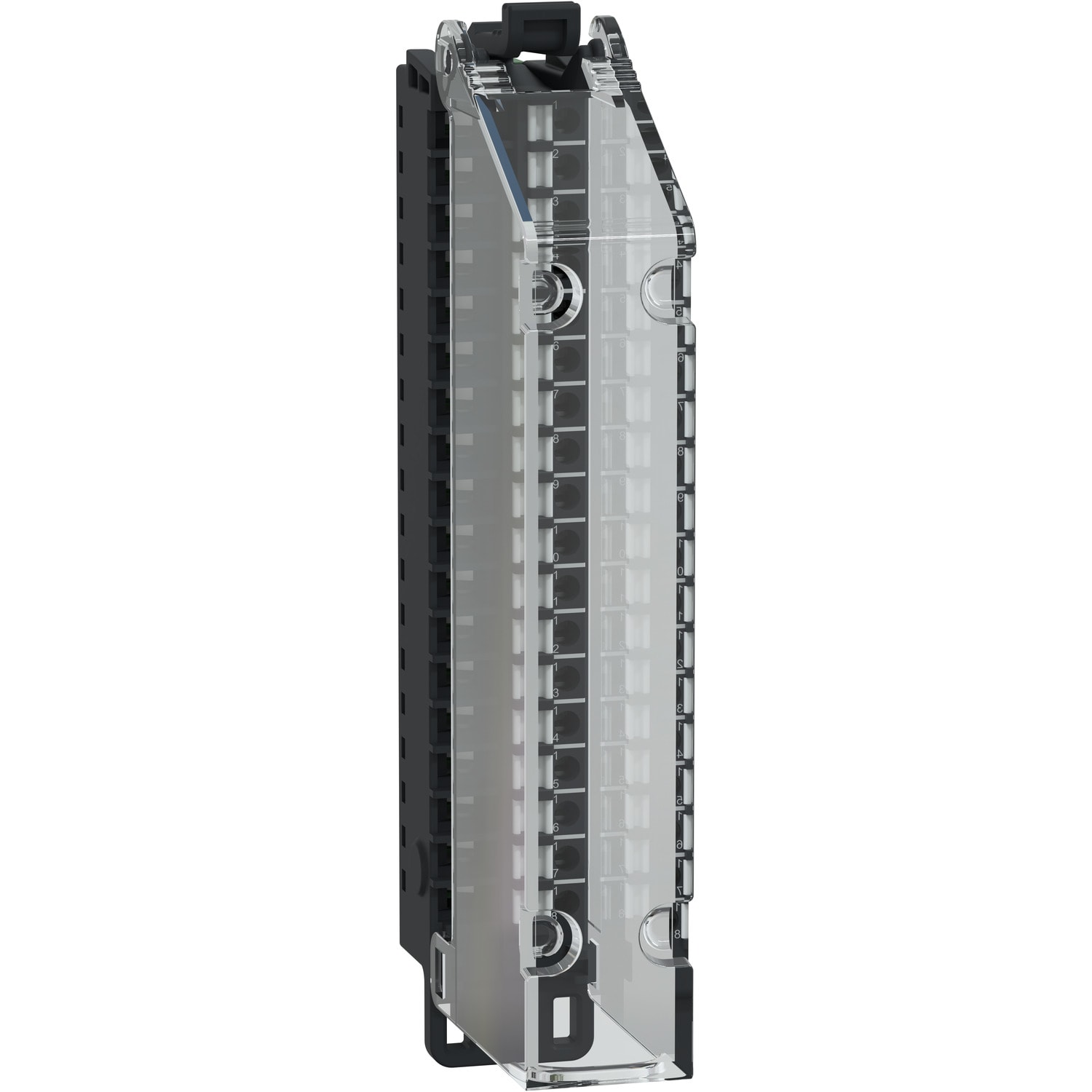 SCHNEIDER ELECTRIC - Morsettiera a molla, 18 punti, passo 3,81 mm, con copertura, uso su modulo corto, temprata, Modicon Edge I/O NTS