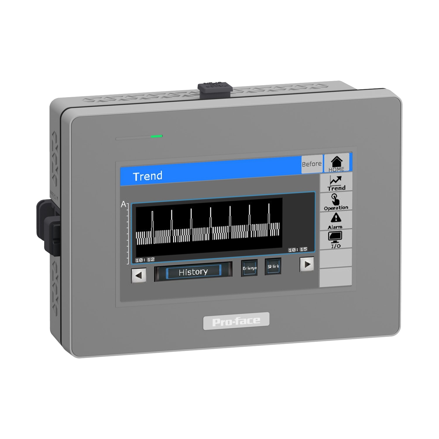 SCHNEIDER ELECTRIC - Touch panel Basic, terminale modulare, STM6000, GP-ProEX, display da 4" W, 1 COM, 2 Ethernet, 24 V CC
