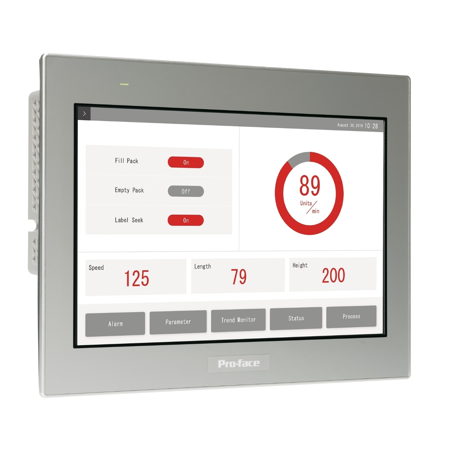 SCHNEIDER ELECTRIC - Display da 7" con touch screen, 2Ethernet, host USB, 24 VDC