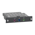 SCHNEIDER ELECTRIC - Modulo opzionale PS6000, 1x mic-in, 1x line-in, 1x line-out