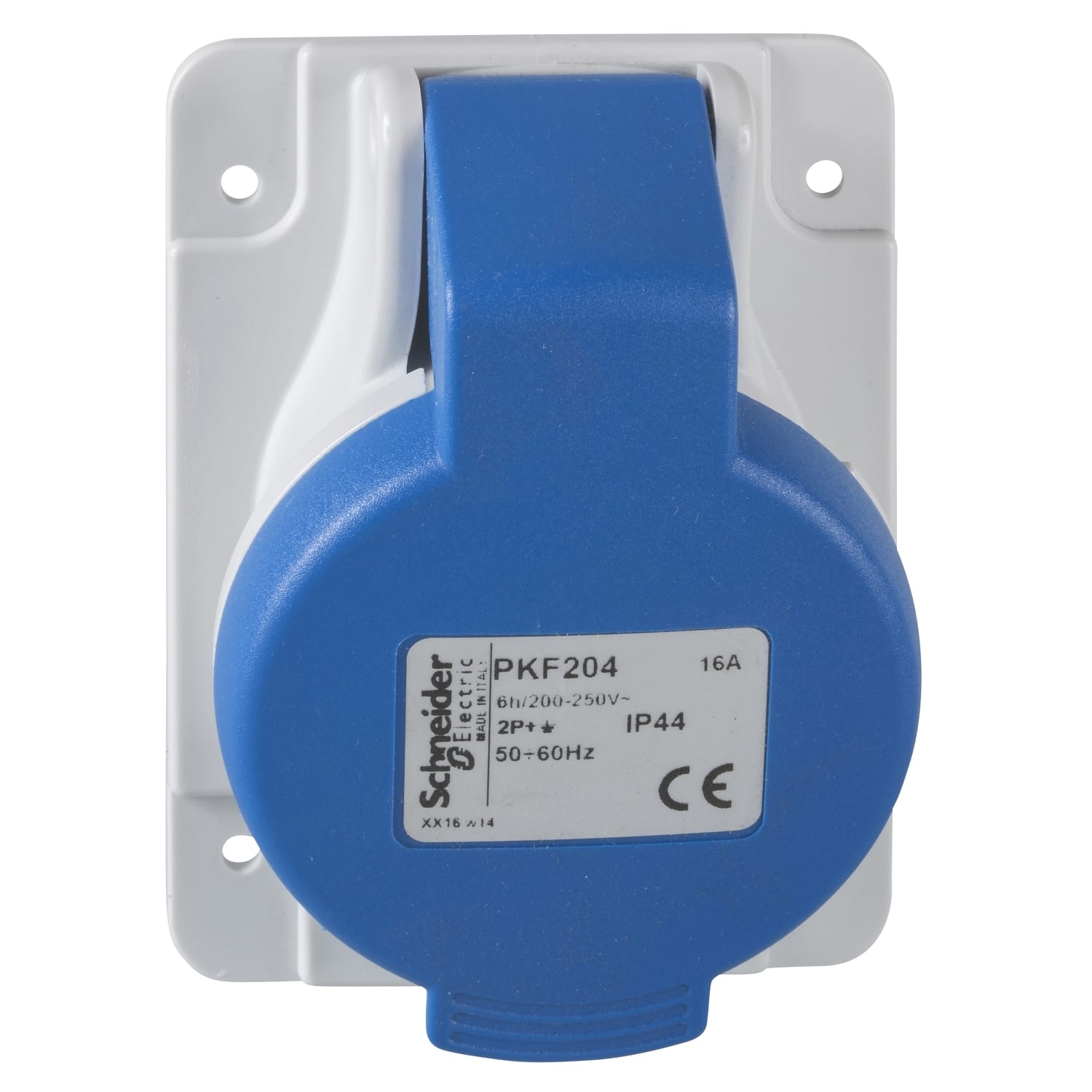 SCHNEIDER ELECTRIC - Presa da incasso inclinata IP44 16A 220V 2P+T