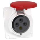 SCHNEIDER ELECTRIC - Presa fissa BT da incasso inclinata IP44 32A 380V 3PT cablaggio rapido