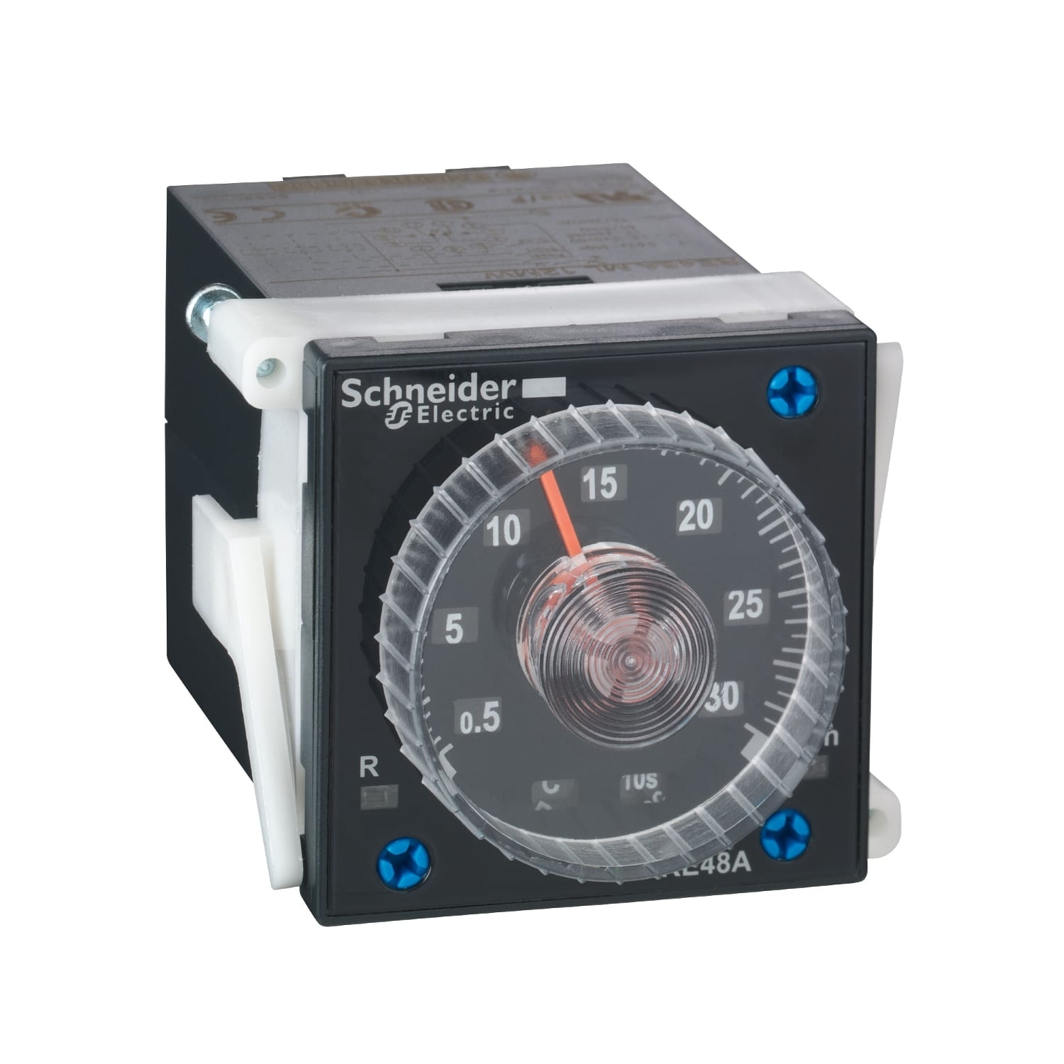 SCHNEIDER ELECTRIC - Relè temporizzato ritardo - 2 funzioni - 0,02 S..300 H - 24-240 VAC - 2 NC/NO